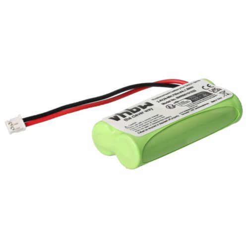 VHBW Battery Audioline 08C/CP18NM, BC101276 - 750 mAh 2.4 V NiMH