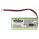 VHBW Akku Audioline 08C/CP18NM, BC101276 - 750 mAh 2,4 V NiMH