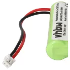VHBW Akku Audioline 08C/CP18NM, BC101276 - 750 mAh 2,4 V NiMH