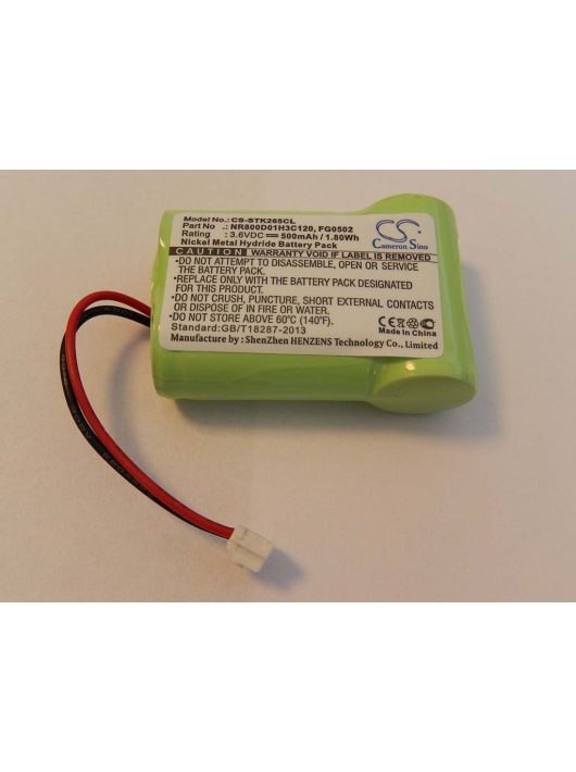 Vezetékes telefon akku FG0502, NR800D01H3C120 - 500 mAh 3,6 V NiMH