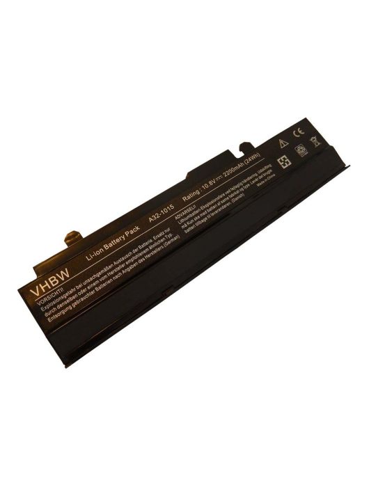 Notebook akkumulátor  Asus A31-1015, A32-1015, AL31-1015, PL32-1015 - 2200 mAh 10,8 V Li-Ion, fekete