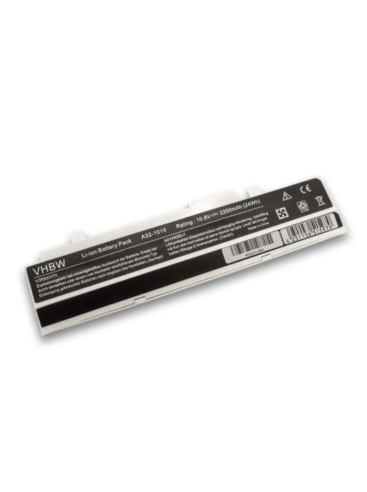 Notebook akkumulátor  Asus A31-1015, A32-1015, AL31-1015, PL32-1015 - 2200 mAh 10,8 V Li-Ion, fehér