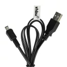 VHBW Canon Legria HF M52 USB Data Cable - 120 cm