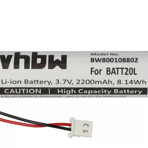 VHBW DAB Radio Battery for BATT20L - 2200 mAh 3.7 V Li-Ion