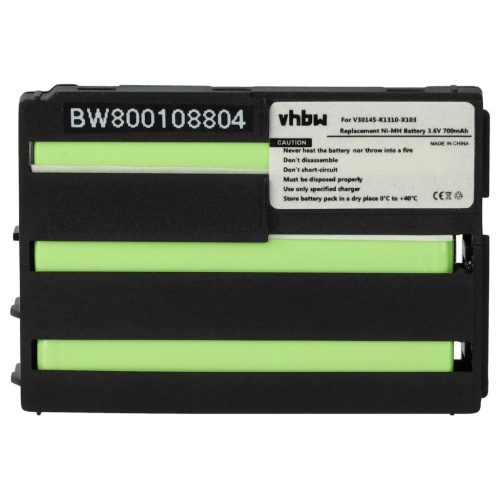 VHBW Mobile Phone Battery for Siemens V30145-k1310-X103 - 700 mAh 3.6 V NiMH - Smartphone Battery