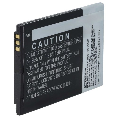 VHBW Mobile Phone Battery for AK-V25 - 1050 mAh 3.7 V Li-Ion - Smartphone Battery