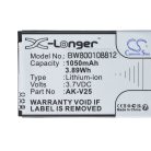 VHBW Mobile Phone Battery for AK-V25 - 1050 mAh 3.7 V Li-Ion - Smartphone Battery