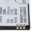 VHBW Mobile Phone Battery for AK-V25 - 1050 mAh 3.7 V Li-Ion - Smartphone Battery