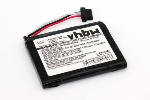 VHBW GPS Battery Pioneer 827304, 338937010176 - 790 mAh 3.7 V Li-Ion