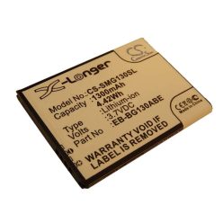   Mobiltelefon akkumulátor  Samsung EB-BG130ABE-hez - 1300 mAh 3,7 V Li-Ion