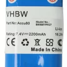 VHBW Lawn Mower Battery 8802-00.640.00, Accu80 - 2200mAh 7.2V Li-Ion