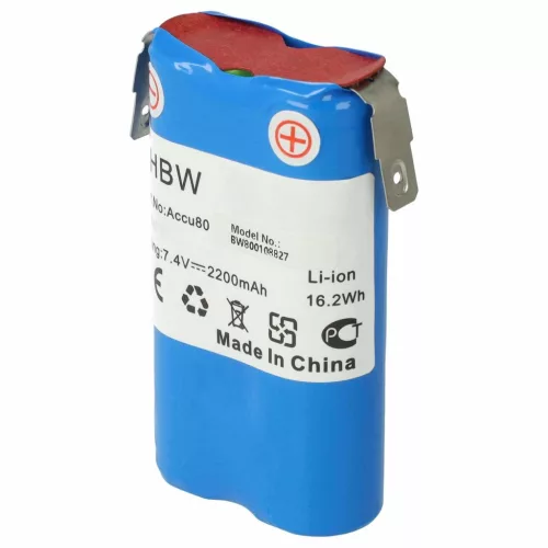 VHBW Lawn Mower Battery 8802-00.640.00, Accu80 - 2200mAh 7.2V Li-Ion