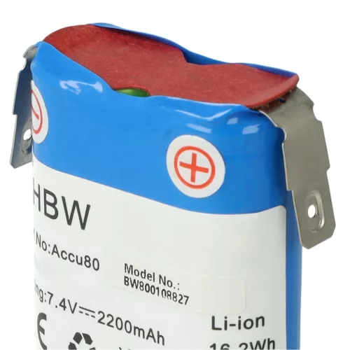 VHBW Lawn Mower Battery 8802-00.640.00, Accu80 - 2200mAh 7.2V Li-Ion