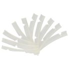 VHBW 10x Gummi Lippe XV-11 Neato, Vorwerk XV-11 Robotstaubsauger - Mit Leisten