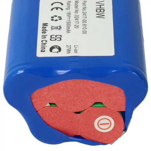 VHBW Gardena 2417-00.610.00 Lawn Mower Battery - 1500 mAh 18 V Li-Ion