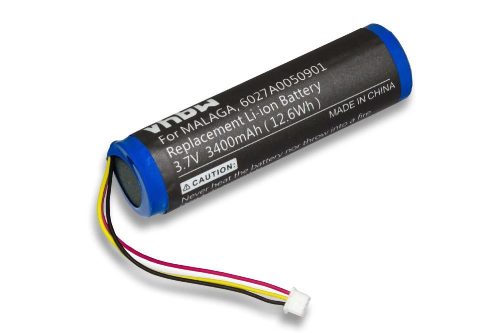 VHBW GPS Akku MALAGA, 6027A0131301, 6027A0050901, L5 - 3400 mAh 3,7 V Li-Ion