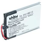 VHBW Hundetrainer Akku Garmin 361-00069-00, 010-11867-10 - 400 mAh 3,7 V Li-Polymer