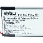 VHBW Hundetrainer Akku Garmin 361-00069-00, 010-11867-10 - 400 mAh 3,7 V Li-Polymer