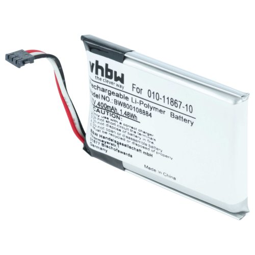 VHBW Hundetrainer Akku Garmin 361-00069-00, 010-11867-10 - 400 mAh 3,7 V Li-Polymer
