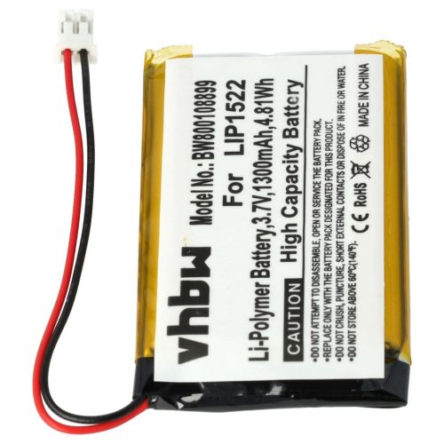 Sony KCR1410 Gamer Joypad Akkumulátor, LIP1522 - 1300 mAh, 3,7 V, Li-Ion