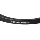 VHBW 55-67 mm Step-Up Gyűrűs Adapter - Szűrőadapter
