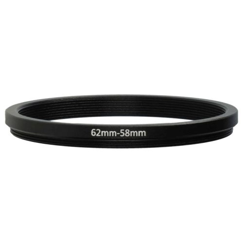 VHBW 62 mm-ről 58 mm-re gyűrűs adapter, fém