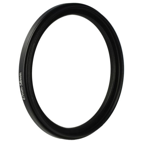 VHBW Step Ring Adapter 67mm-58mm for Camera Lenses