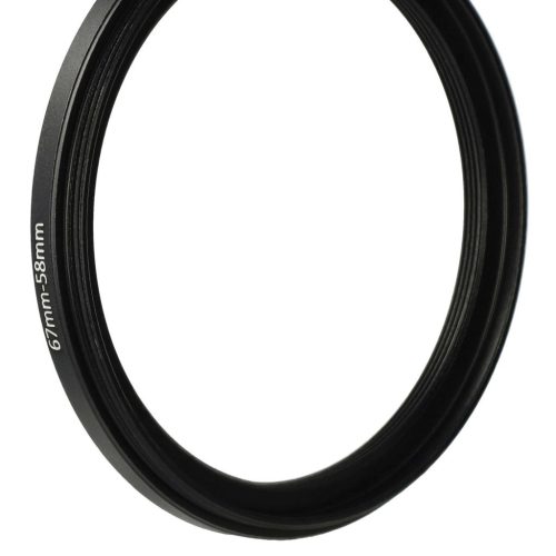 VHBW Step Ring Adapter 67mm-58mm for Camera Lenses