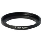 VHBW 37mm-43mm Step-Up Gyűrűs Adapter - Szűrőadapter