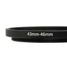 VHBW 43-46 mm Step-Up Gyűrűs Adapter - Szűrőadapter
