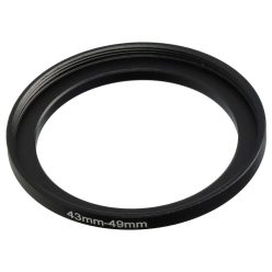 VHBW 43mm-49mm Step-Up Gyűrűs Adapter - Szűrőadapter