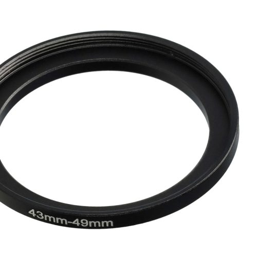 VHBW 43mm-49mm Step-Up Gyűrűs Adapter - Szűrőadapter