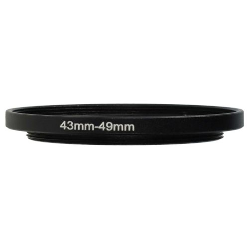 VHBW 43mm-49mm Step-Up Gyűrűs Adapter - Szűrőadapter