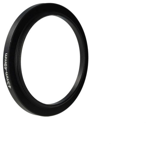 VHBW 43mm-49mm Step-Up Gyűrűs Adapter - Szűrőadapter