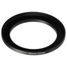 VHBW 43mm-52mm Step-Up Gyűrűs Adapter - Szűrőadapter