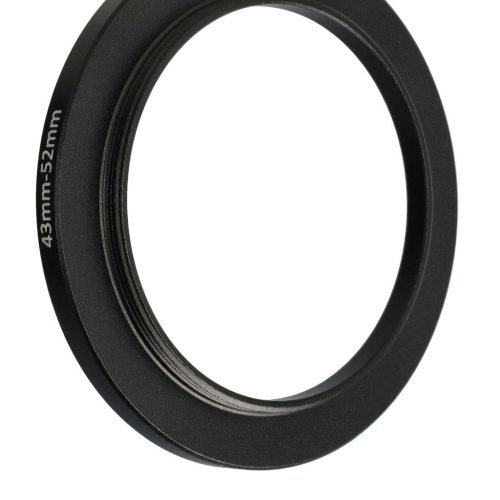 VHBW 43mm-52mm Step-Up Gyűrűs Adapter - Szűrőadapter