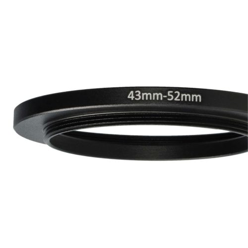 VHBW 43mm-52mm Step-Up Gyűrűs Adapter - Szűrőadapter