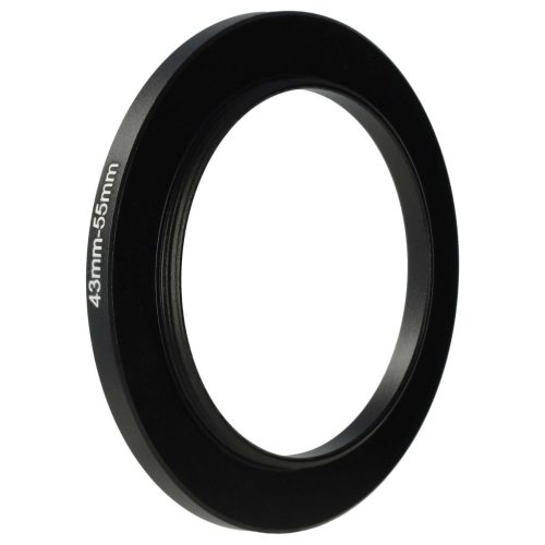 VHBW 43mm-55mm Step-Up Gyűrűs Adapter - Szűrőadapter