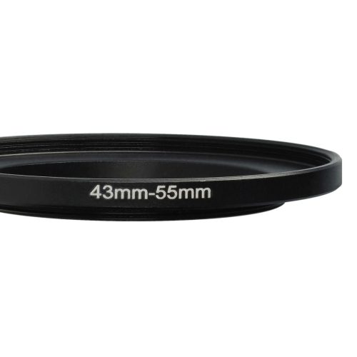 VHBW 43mm-55mm Step-Up Gyűrűs Adapter - Szűrőadapter