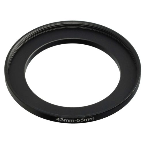 VHBW 43mm-55mm Step-Up Gyűrűs Adapter - Szűrőadapter