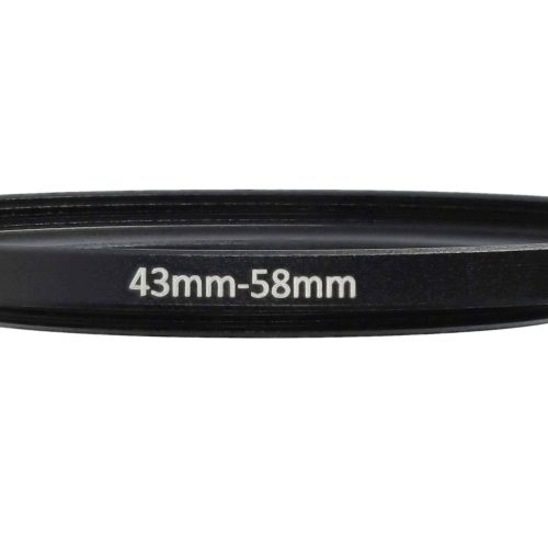 VHBW 43-58 mm Step-Up Ring Adapter for Camera Lenses