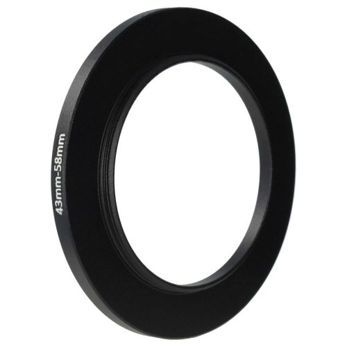 VHBW 43-58 mm Step-Up Ring Adapter for Camera Lenses