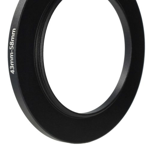 VHBW 43-58 mm Step-Up Ring Adapter for Camera Lenses