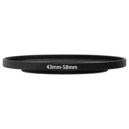 VHBW 43-58 mm Step-Up Ring Adapter for Camera Lenses