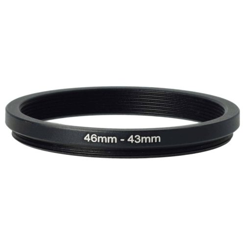 VHBW 46 mm to 43 mm Step-Down Ring Adapter for Camera Lens, Metal