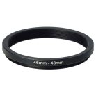 VHBW 46 mm to 43 mm Step-Down Ring Adapter for Camera Lens, Metal
