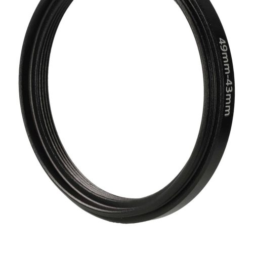 VHBW Step Ring Adapter 49 mm - 43 mm, Metal