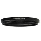 VHBW Step Ring Adapter 49 mm - 43 mm, Metal