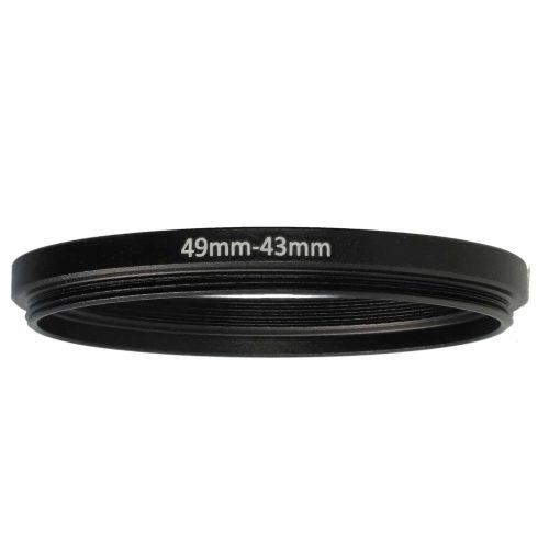 VHBW Step Ring Adapter 49 mm - 43 mm, Metal