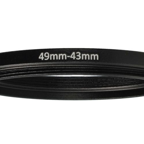VHBW Step Ring Adapter 49 mm - 43 mm, Metal